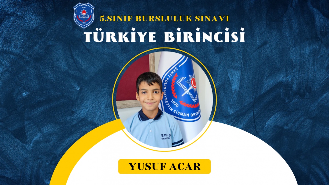 Öğrencimiz   2022 5. Sınıf Bursluluk Sınavında (İOKBS) 500 tam puan alarak Türkiye birincisi olmuştur.